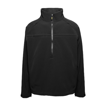 GAME WORKWEAR The Tactical Softshell Half-Zip Jacket, Black, Small 7650
